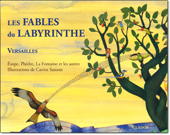 Les fables du labyrinthe, versailles, carine sanson